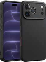 BTH BTH iPhone 18 Pro Hoesje Siliconen - Zwart
