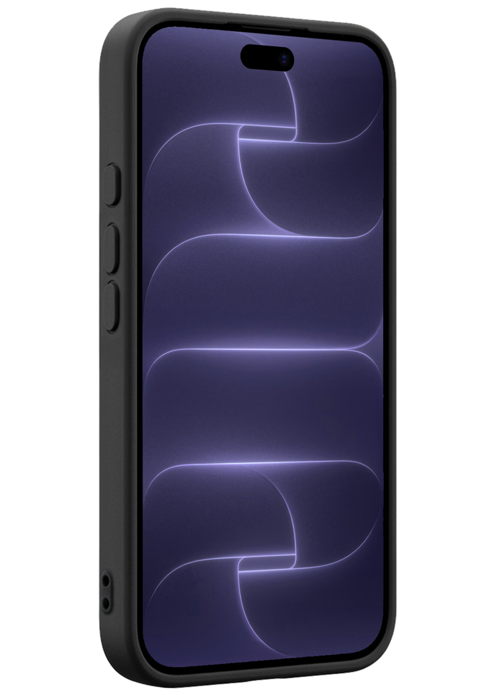 BTH BTH iPhone 18 Pro Hoesje Siliconen - Zwart - 2 PACK