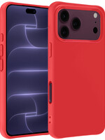 BTH BTH iPhone 18 Pro Max Hoesje Siliconen - Rood