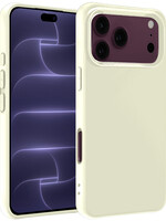 BTH BTH iPhone 18 Pro Max Hoesje Siliconen - Wit