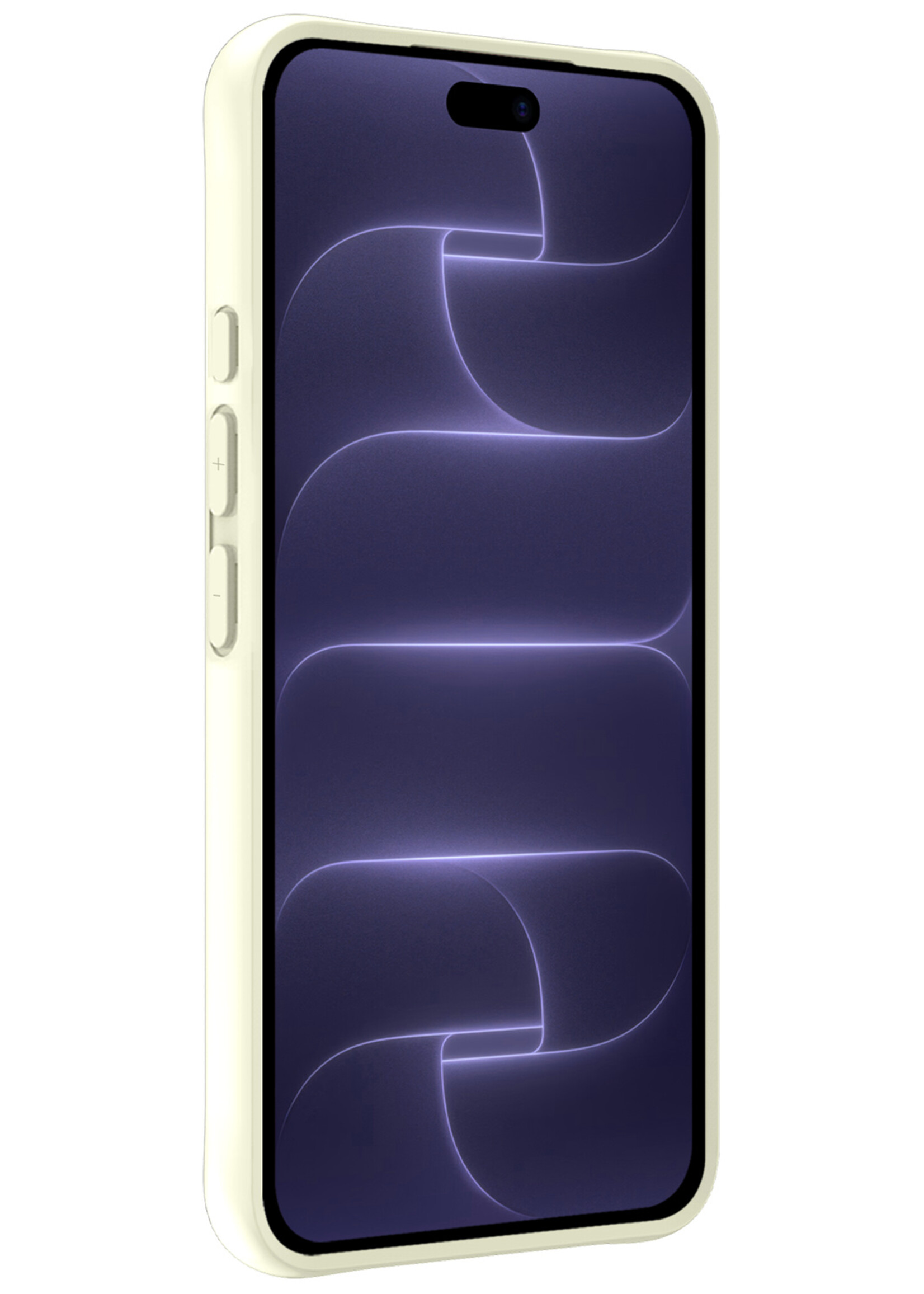 BTH BTH iPhone 18 Pro Max Hoesje Siliconen - Wit