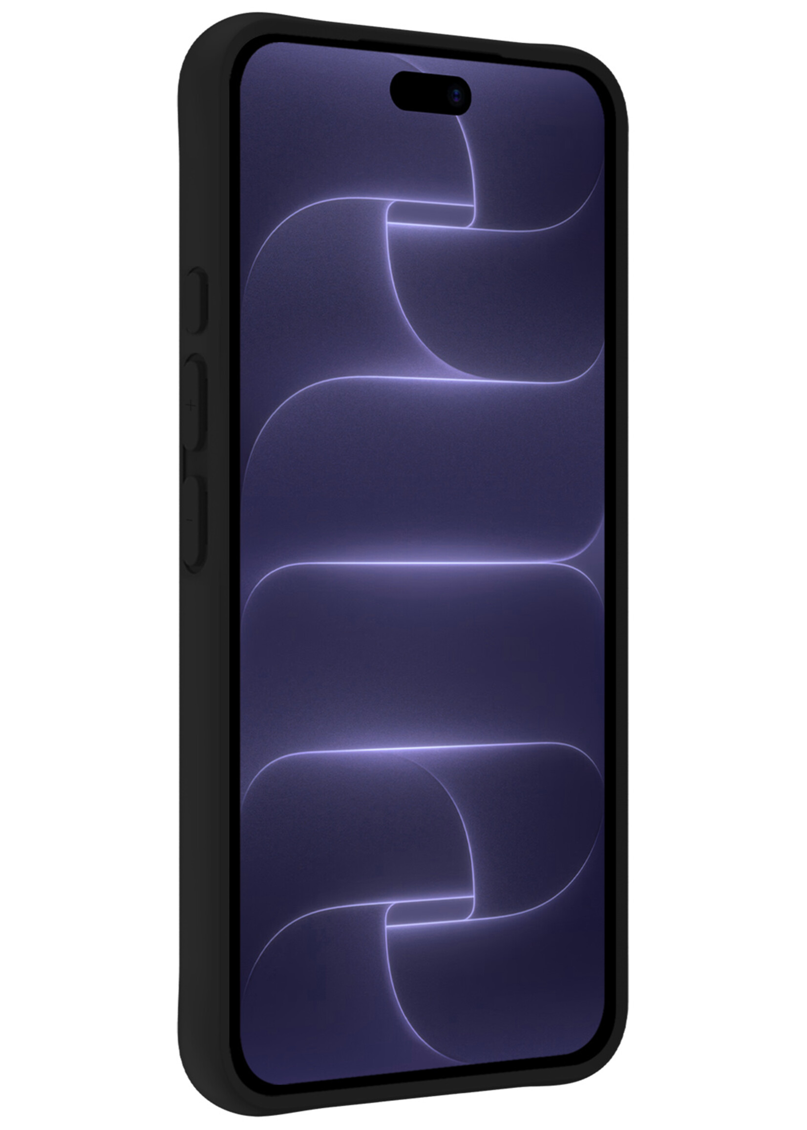 BTH BTH iPhone 18 Pro Max Hoesje Siliconen - Zwart
