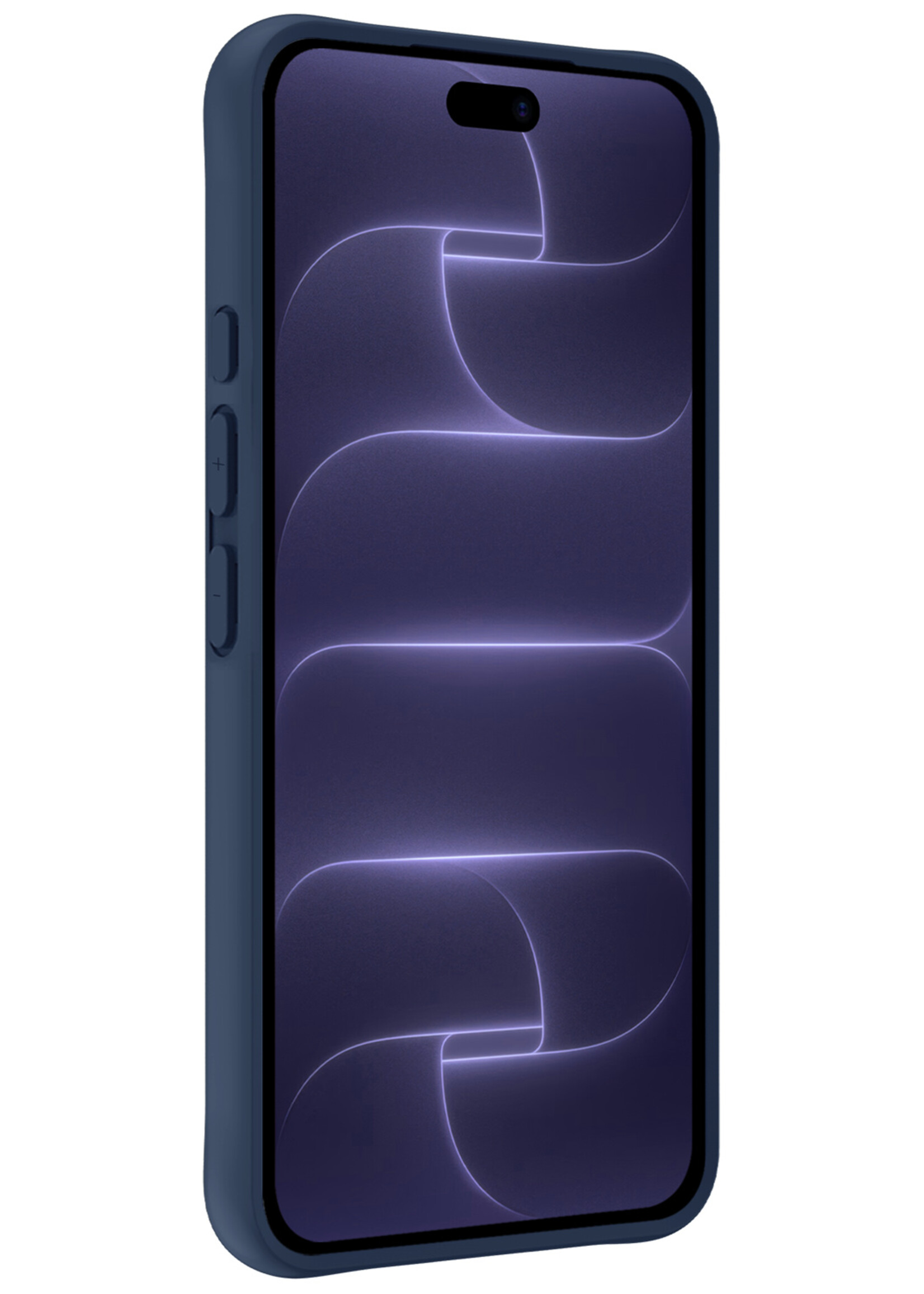 BTH BTH iPhone 18 Pro Max Hoesje Siliconen - Donkerblauw - 2 PACK