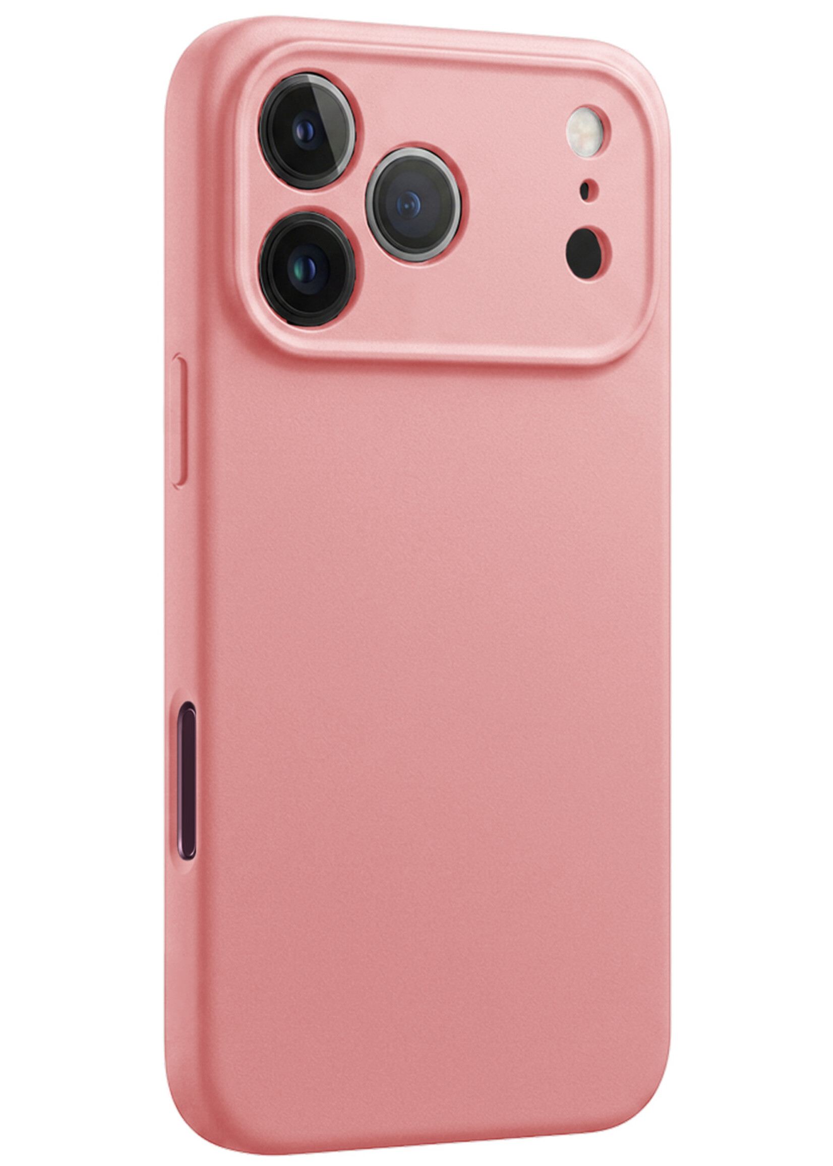 BTH BTH iPhone 18 Pro Max Hoesje Siliconen - Lichtroze - 2 PACK