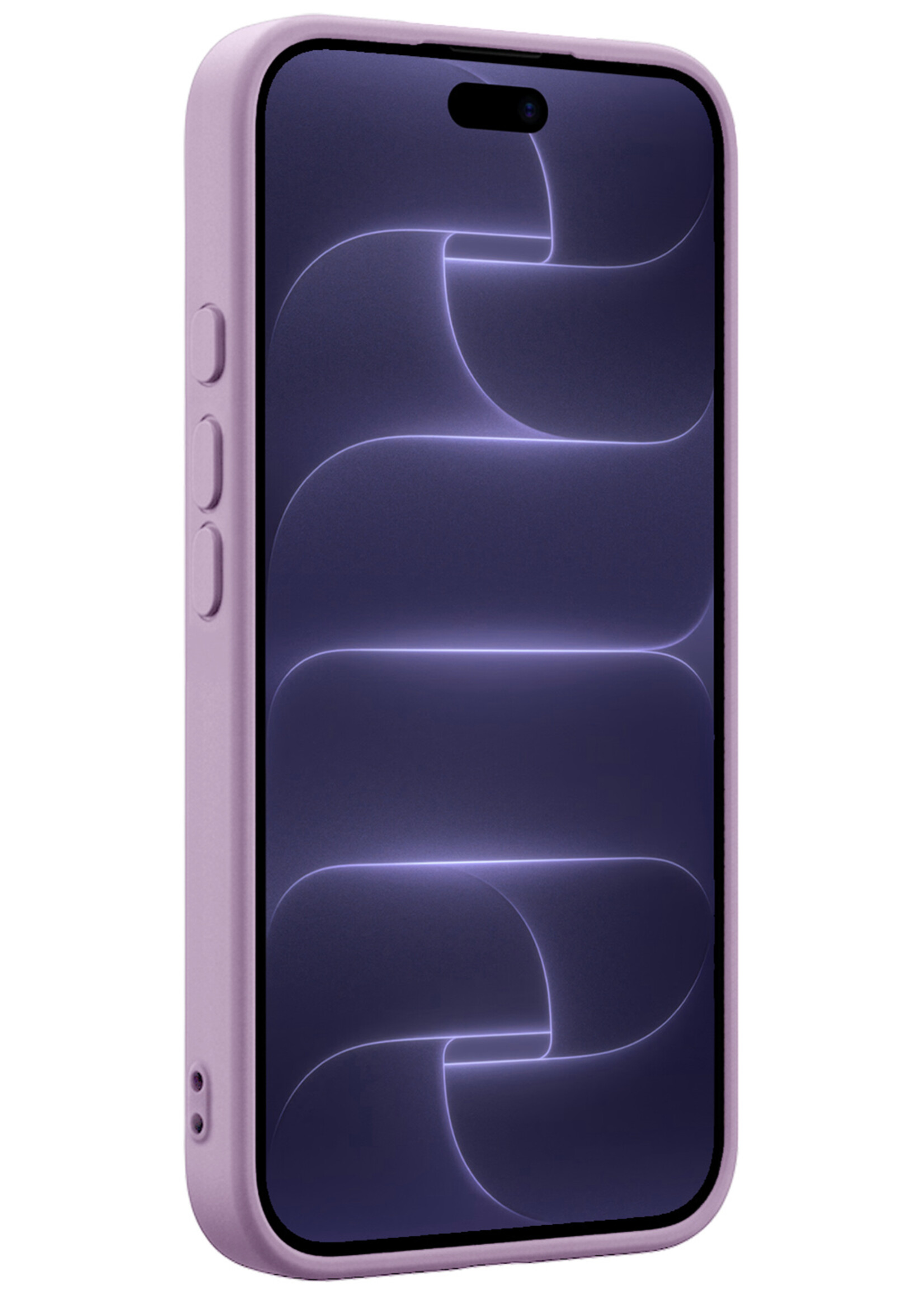 BTH BTH iPhone 18 Pro Max Hoesje Siliconen - Lila - 2 PACK
