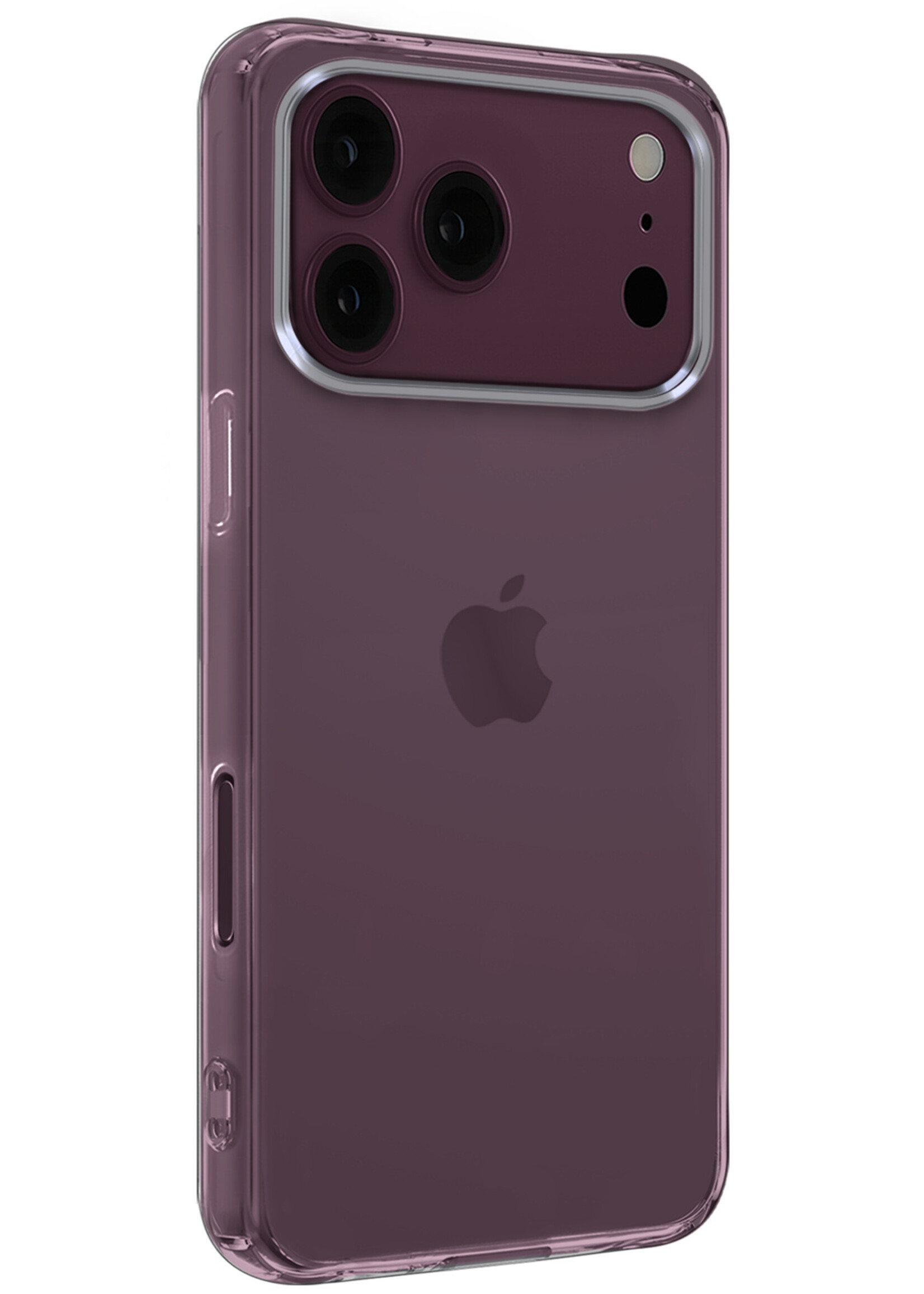 BTH BTH iPhone 18 Pro Max Hoesje Siliconen Met Screenprotector Met Dichte Notch - Transparant