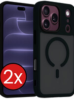 BTH BTH iPhone 18 Pro Magsafe Hoesje - Zwart - 2 PACK