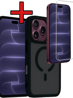 BTH BTH iPhone 18 Pro Max Magsafe Hoesje Zwart Met Screenprotector