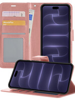 BTH BTH iPhone 18 Pro Max Hoesje Bookcase - Rose Goud