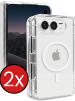 BTH BTH iPhone Duo Magsafe Hoesje - Transparant - 2 PACK