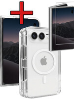 BTH BTH iPhone Duo Magsafe Hoesje Transparant Met Screenprotector