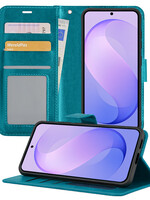 BTH BTH Samsung Galaxy S26 FE Hoesje Bookcase - Turquoise