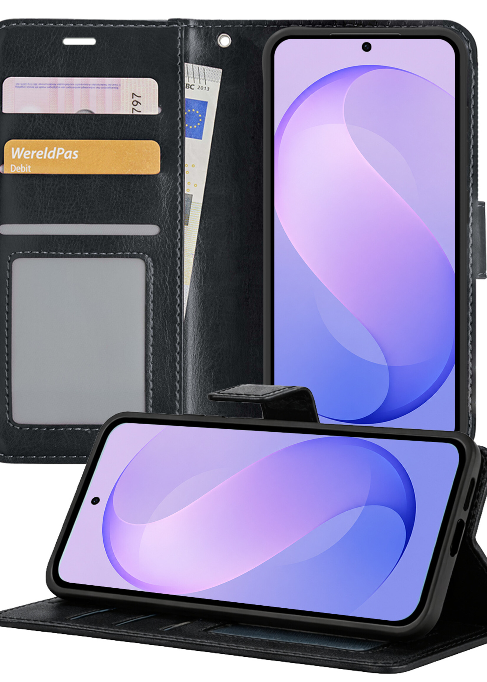 BTH BTH Samsung Galaxy S26 FE Hoesje Bookcase - Zwart