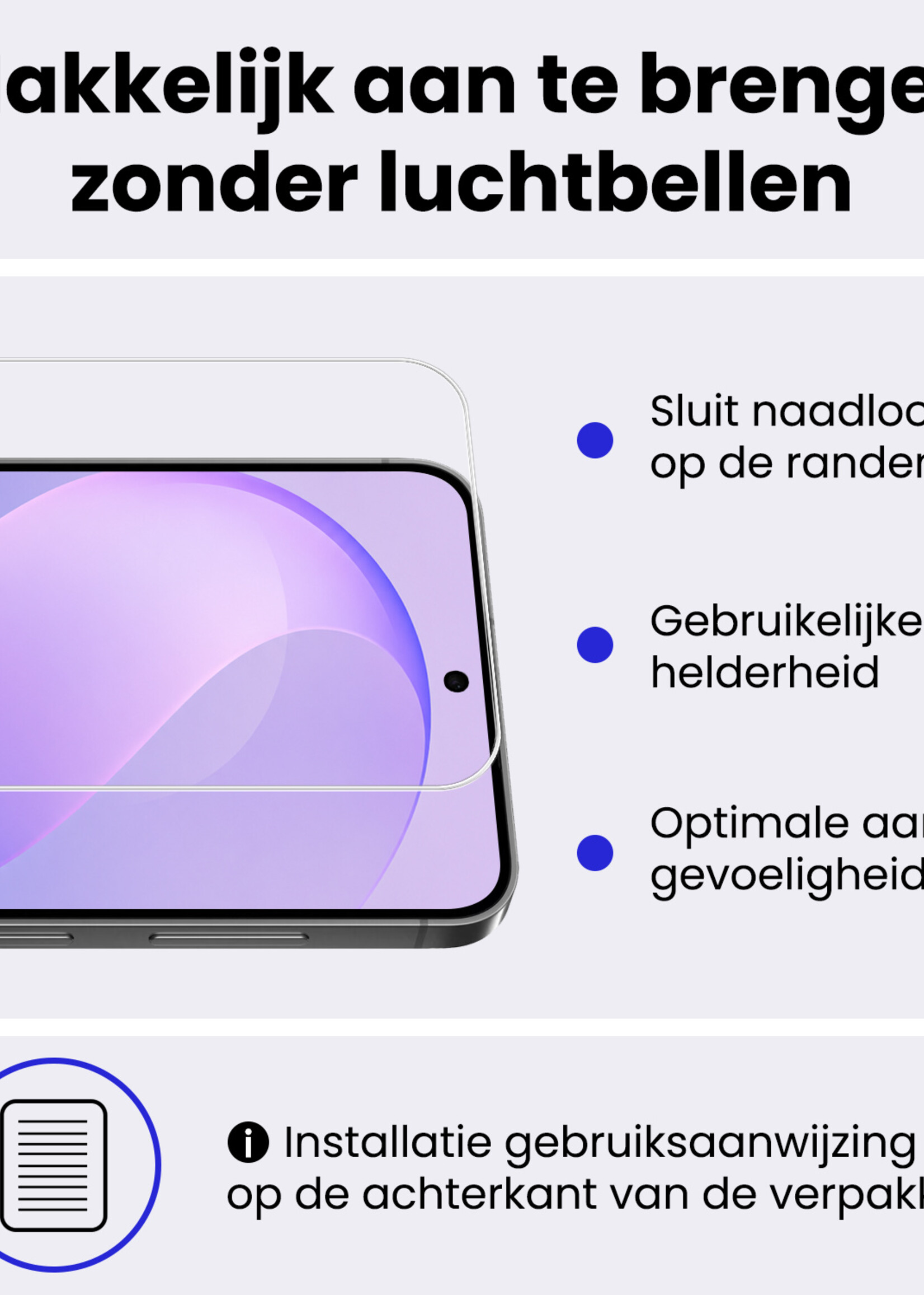 BTH BTH Samsung Galaxy S26 FE Hoesje Bookcase Met 2x Screenprotector - Rose Goud