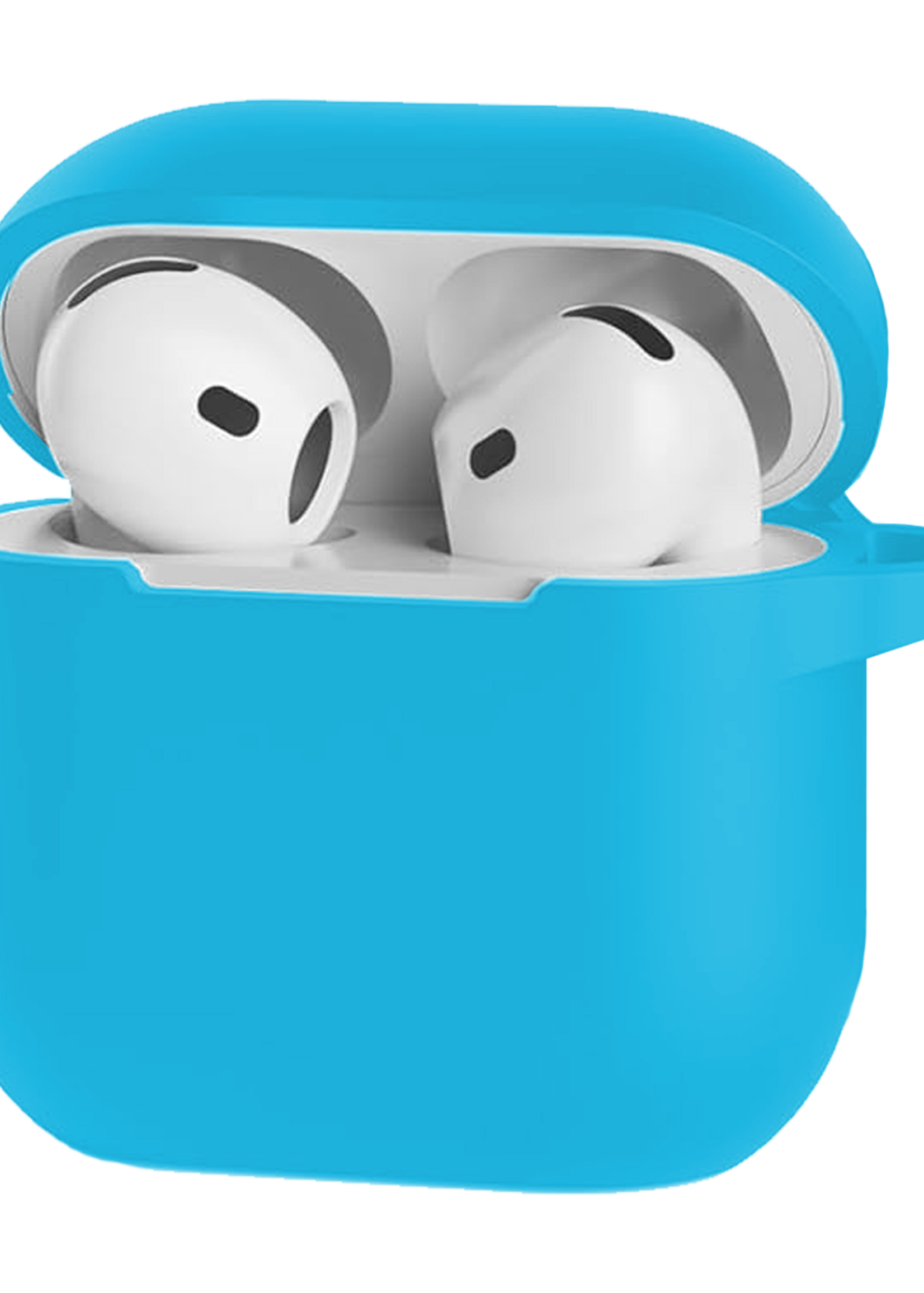 BTH BTH Siliconen Hoesje Voor Apple AirPods 5 - Lichtblauw