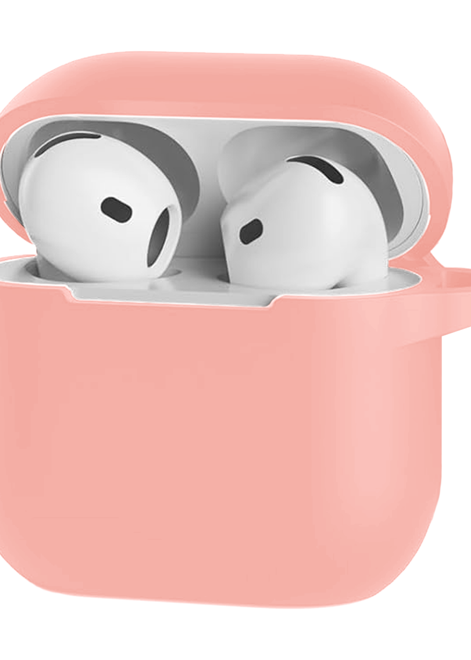 BTH BTH Siliconen Hoesje Voor Apple AirPods 5 - Lichtroze