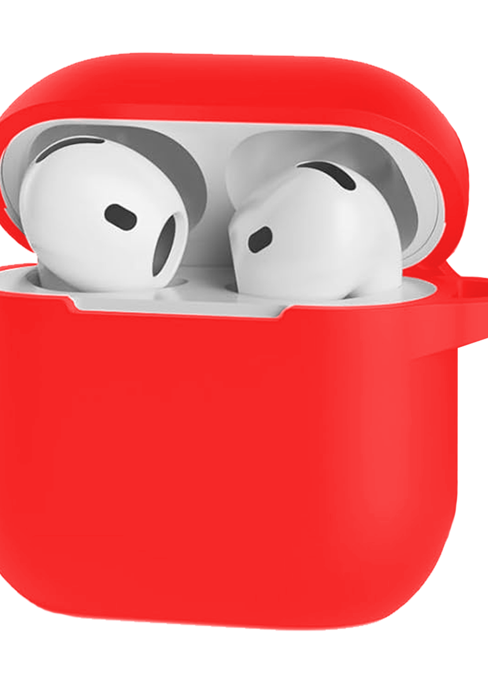 BTH BTH Siliconen Hoesje Voor Apple AirPods 5 - Rood
