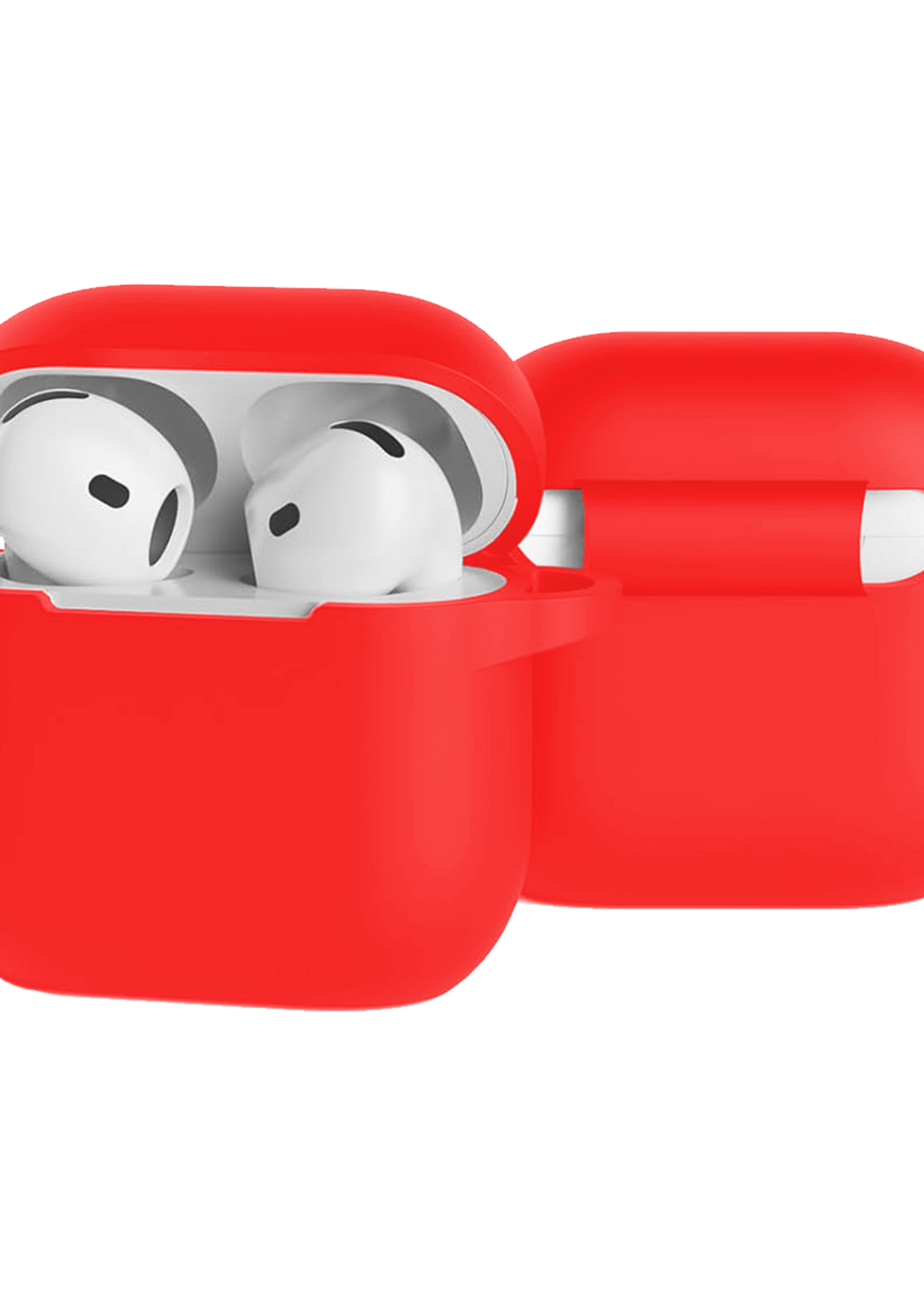 BTH BTH Siliconen Hoesje Voor Apple AirPods 5 - Rood