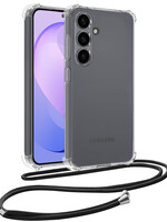 BTH BTH Samsung Galaxy S26 FE Hoesje Transparant Shockproof Met Zwart Koord
