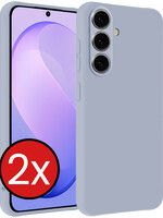 BTH BTH Samsung Galaxy S26 FE Hoesje Siliconen - Lila - 2 PACK
