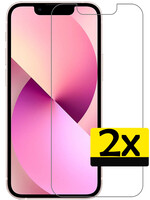 LUQ LUQ iPhone 13 Mini Screenprotector Glas - 2 PACK