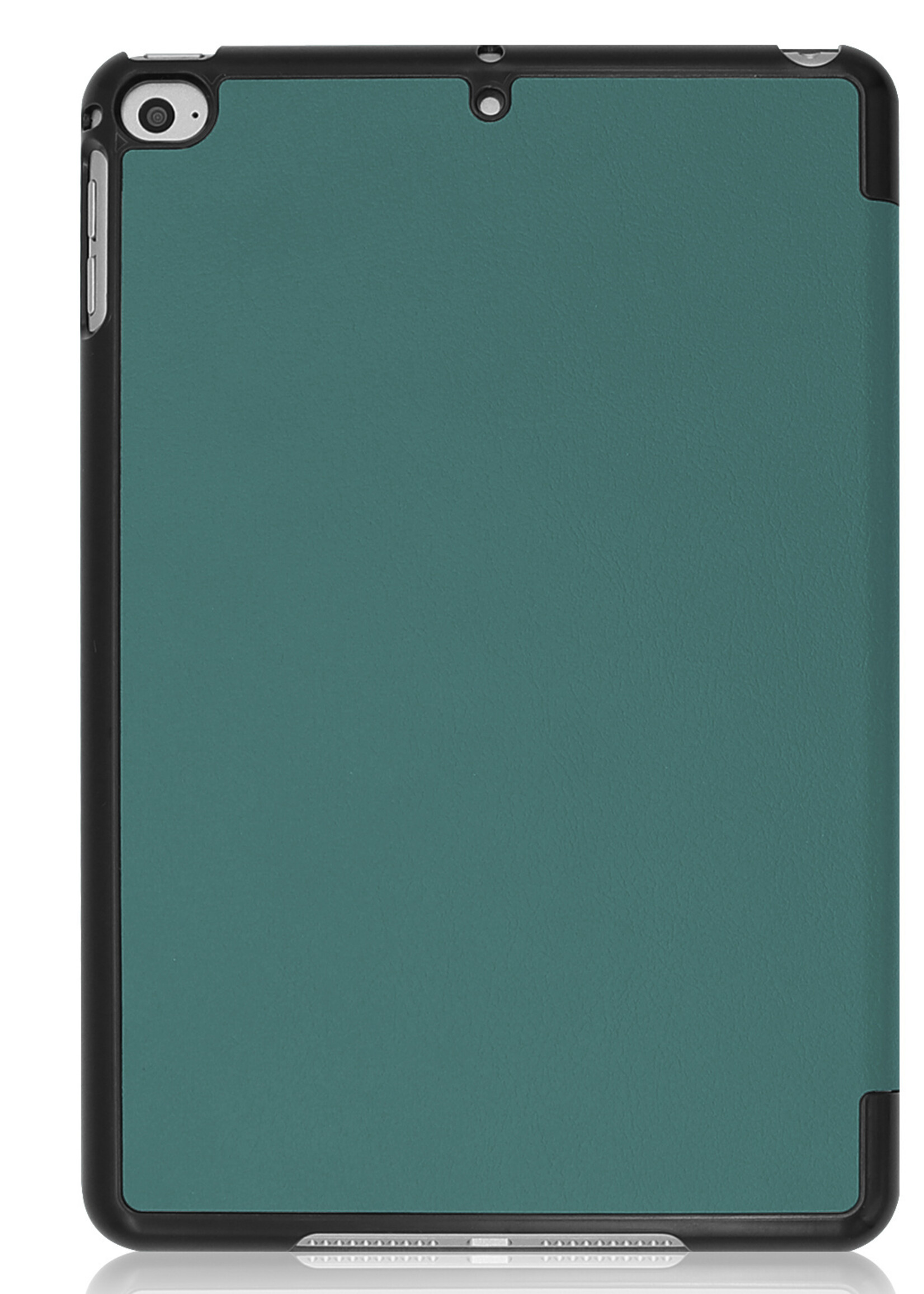 Hoes Geschikt voor iPad Mini 6 Hoes Luxe Hoesje Book Case - Hoesje Geschikt voor iPad Mini 6 Hoes Cover - Donkergroen