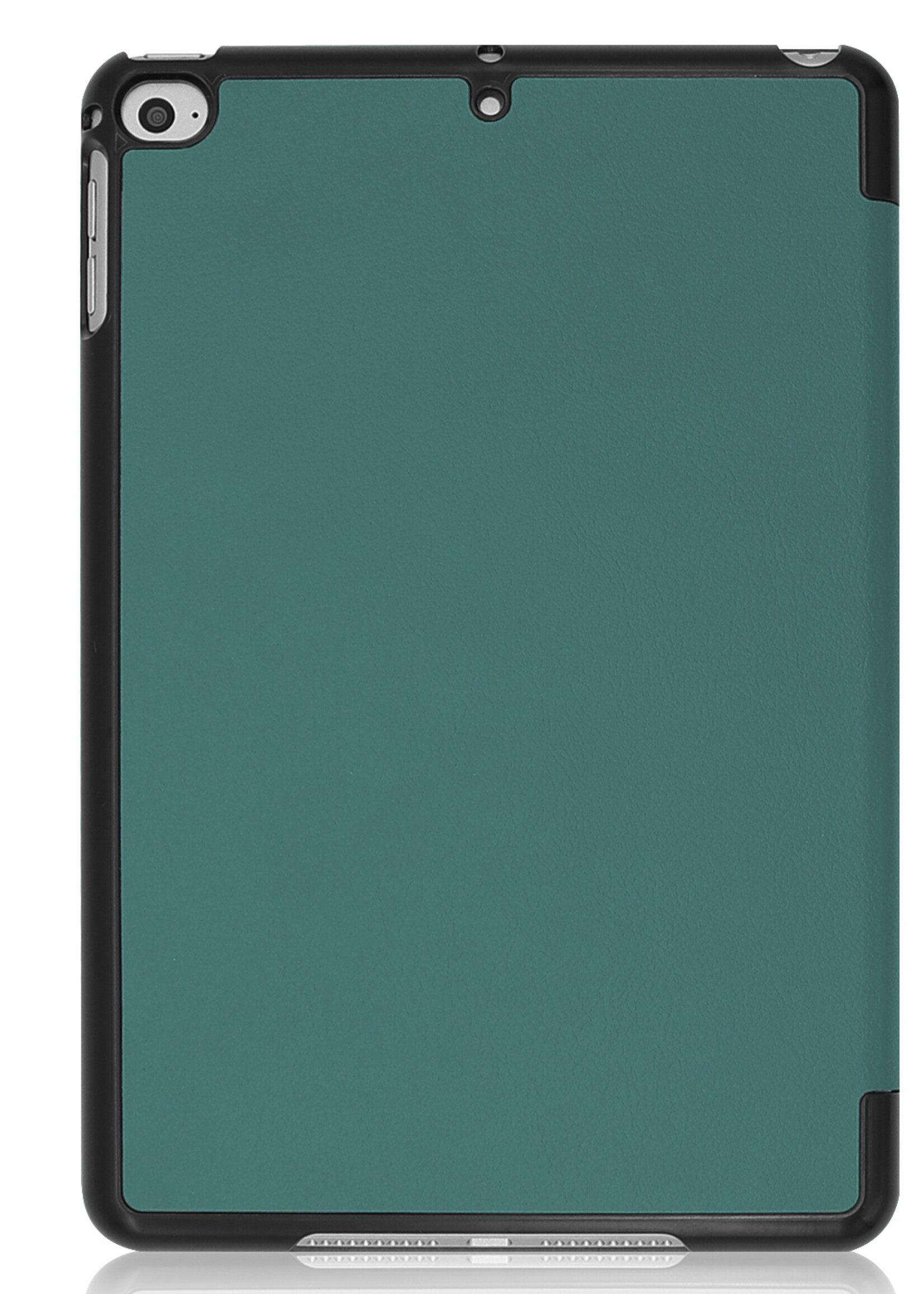 LUQ Hoes Geschikt voor iPad Mini 6 Hoes Luxe Hoesje Book Case - Hoesje Geschikt voor iPad Mini 6 Hoes Cover - Donkergroen