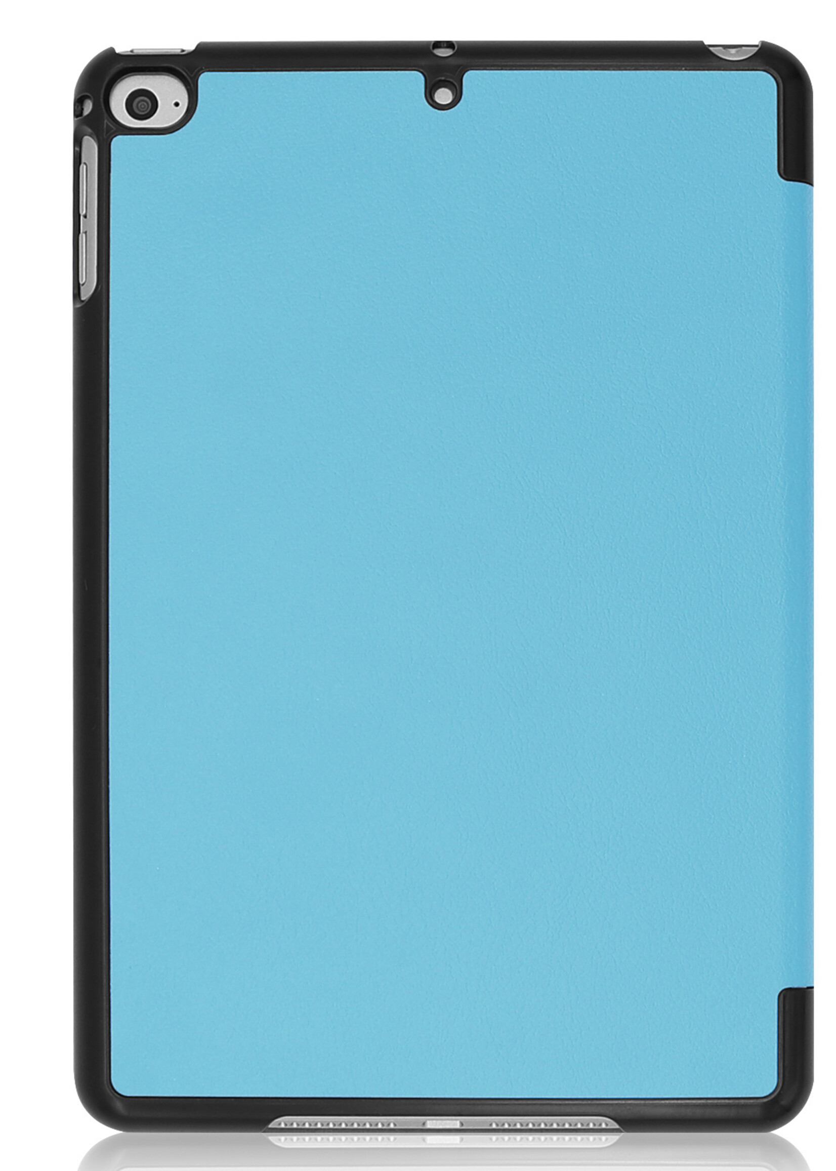 LUQ Hoes Geschikt voor iPad Mini 6 Hoes Luxe Hoesje Book Case - Hoesje Geschikt voor iPad Mini 6 Hoes Cover - Lichtblauw