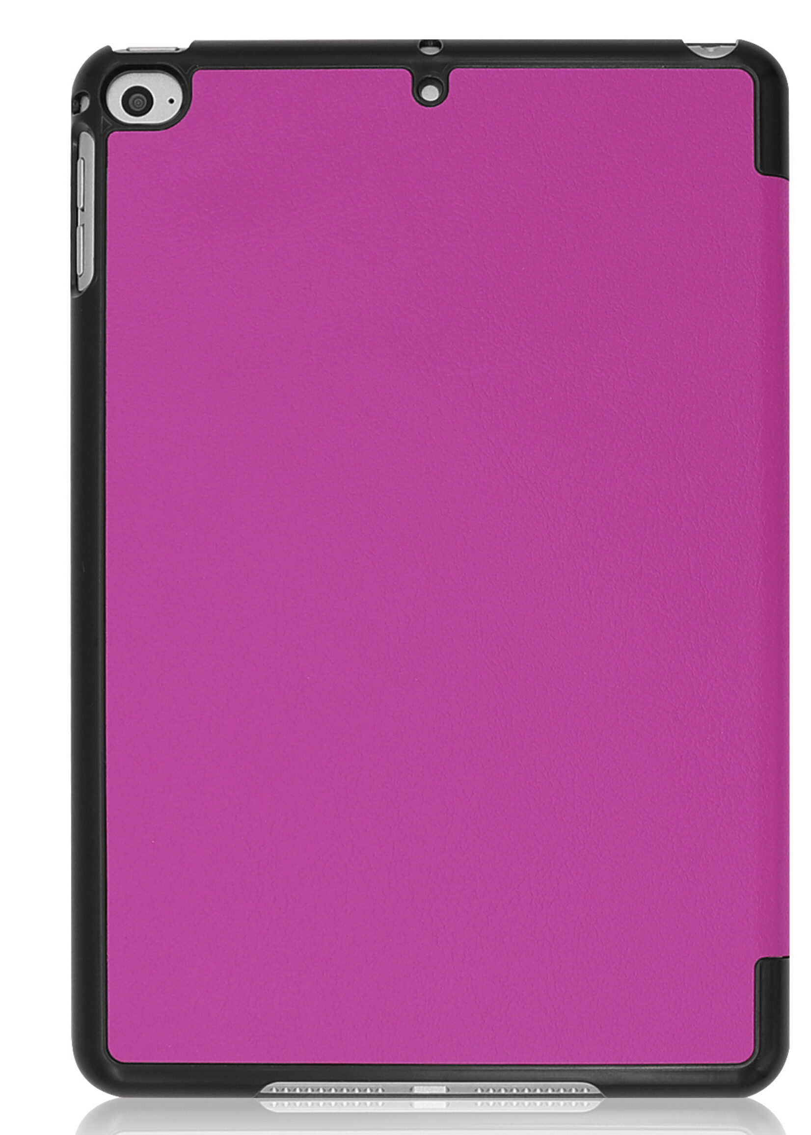 Hoes Geschikt voor iPad Mini 6 Hoes Luxe Hoesje Book Case - Hoesje Geschikt voor iPad Mini 6 Hoes Cover - Paars