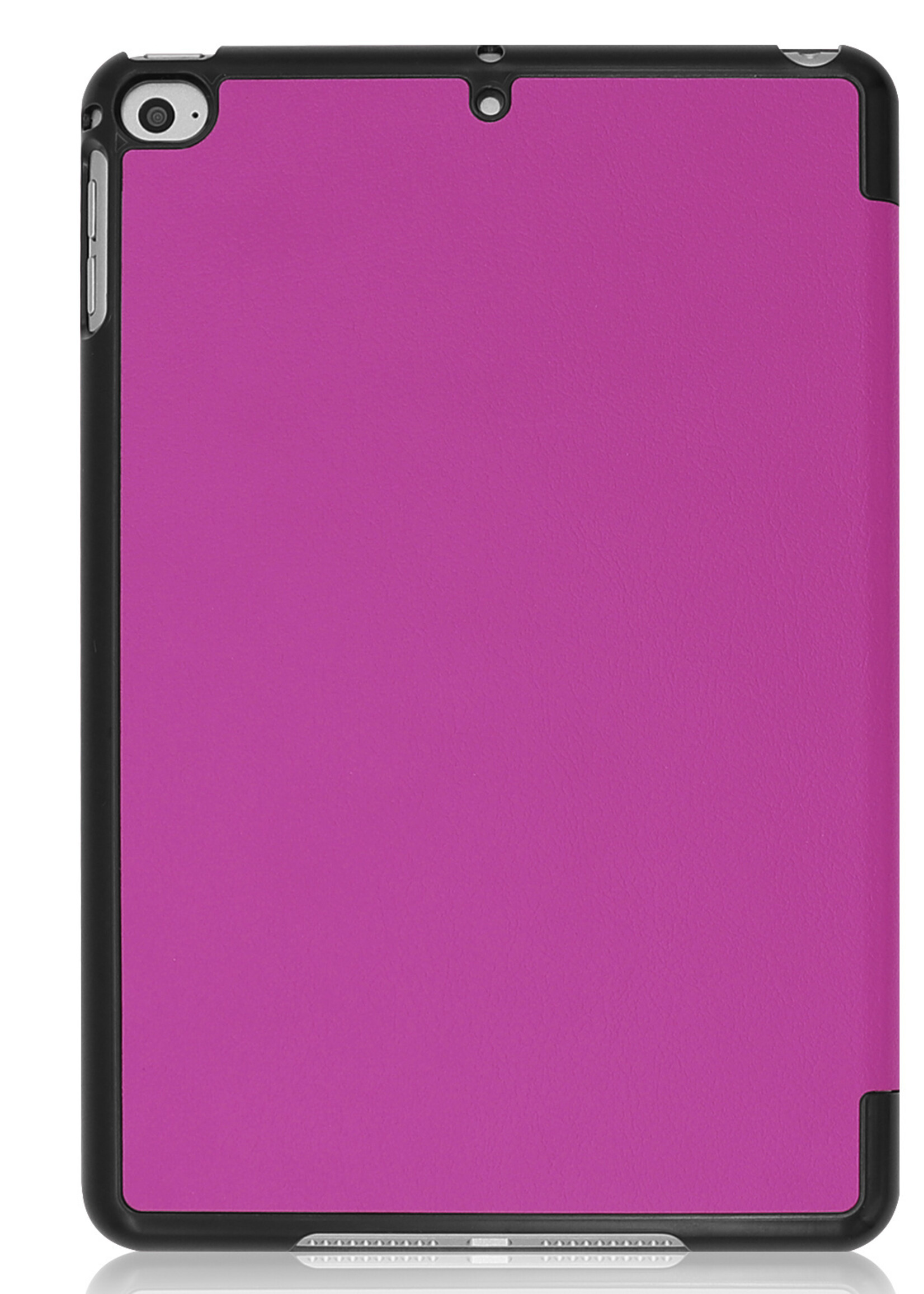 LUQ Hoes Geschikt voor iPad Mini 6 Hoes Luxe Hoesje Book Case - Hoesje Geschikt voor iPad Mini 6 Hoes Cover - Paars