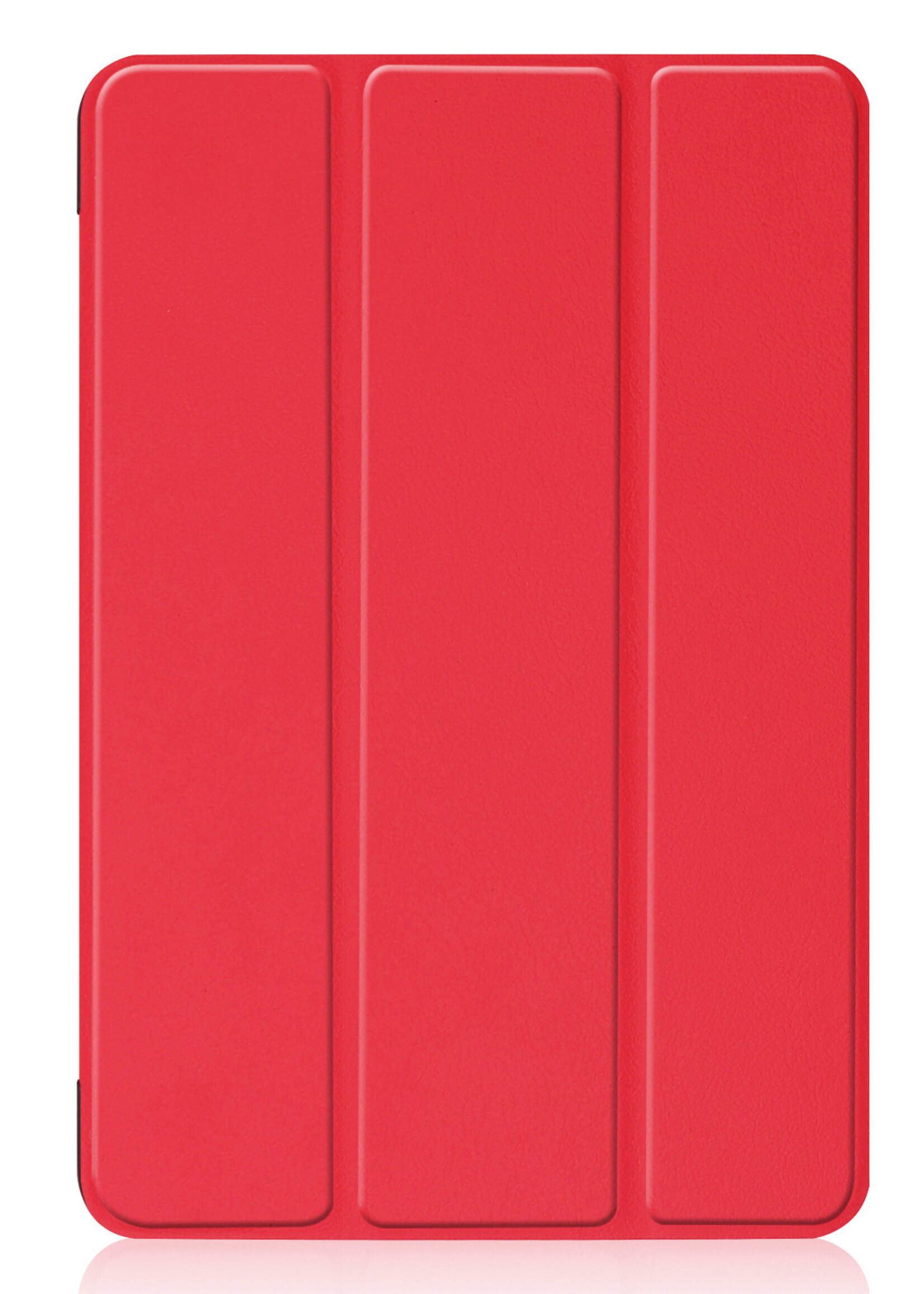 LUQ Hoes Geschikt voor iPad Mini 6 Hoes Luxe Hoesje Book Case - Hoesje Geschikt voor iPad Mini 6 Hoes Cover - Rood