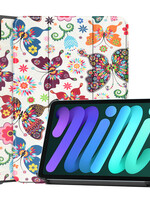 LUQ LUQ iPad Mini 6 Hoesje - Vlinders