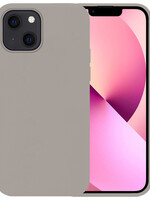 LUQ LUQ iPhone 13 Mini Hoesje Siliconen - Grijs