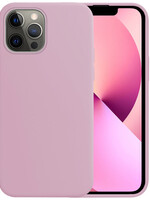 LUQ LUQ iPhone 13 Pro Hoesje Siliconen - Lila
