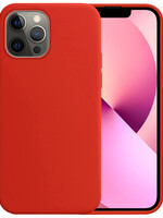LUQ LUQ iPhone 13 Pro Hoesje Siliconen - Rood