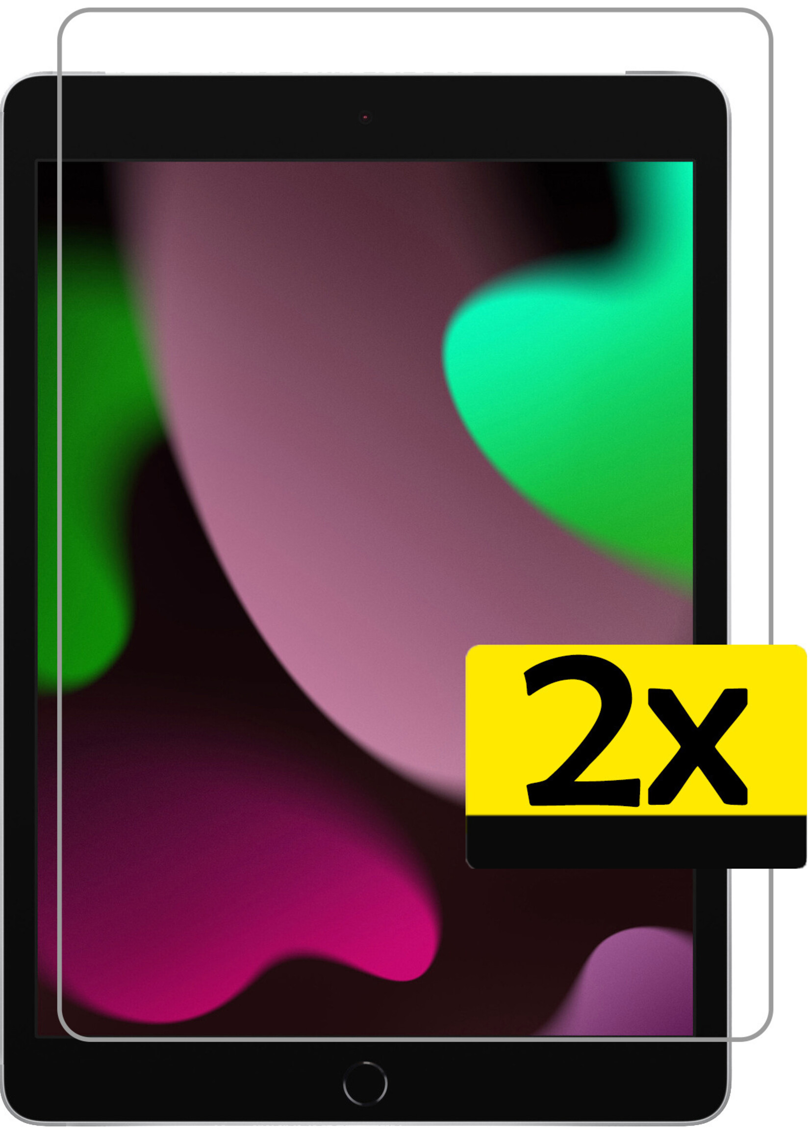 LUQ Screenprotector Geschikt voor iPad 10.2 2021 Screenprotector Bescherm Glas Tempered Glass Screen Protector - Screen Protector Geschikt voor iPad 10.2 2021 Screenprotector - 2 Stuks