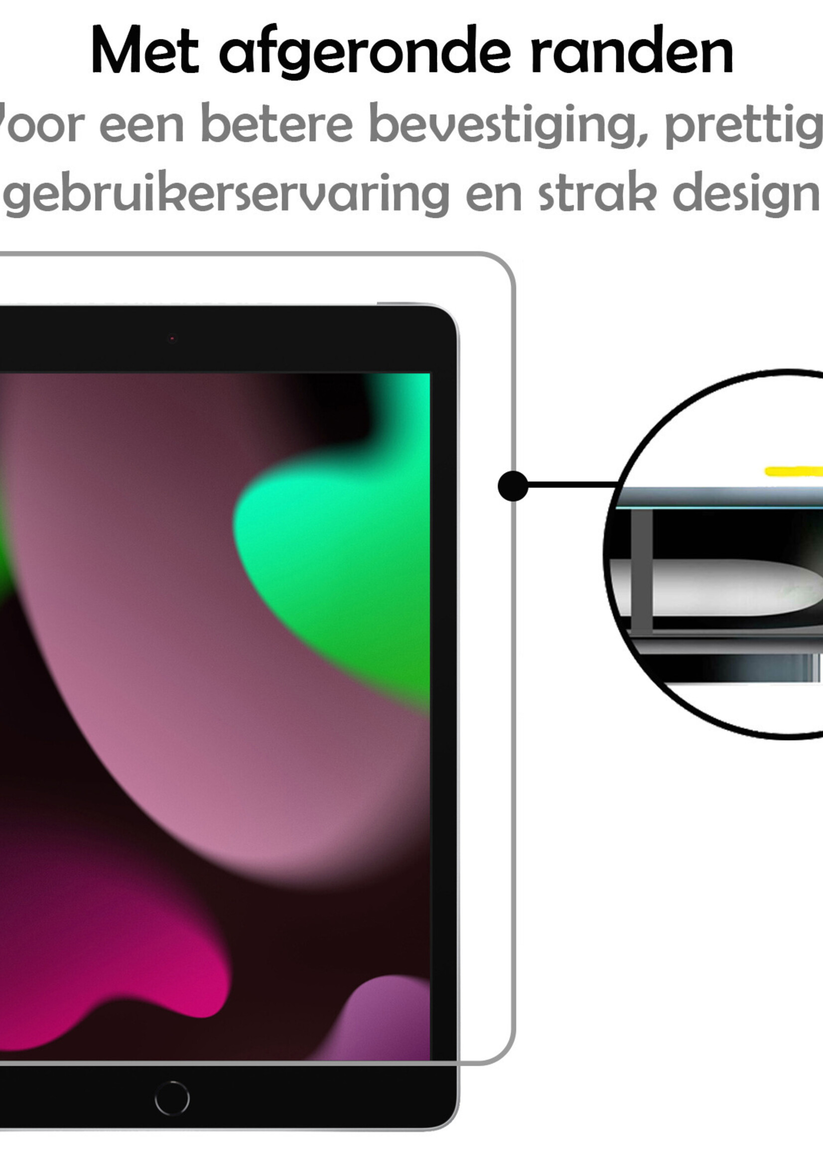 LUQ Screenprotector Geschikt voor iPad 10.2 2020/2021 Screenprotector Bescherm Glas Tempered Glass Screen Protector - Screen Protector Geschikt voor iPad 10.2 2020/2021 Screenprotector - 3 Stuks