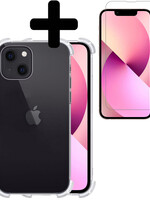 LUQ LUQ iPhone 13 Mini Hoesje Shockproof Met Screenprotector Met Dichte Notch