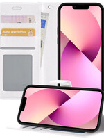 LUQ LUQ iPhone 13 Pro Hoesje Bookcase - Wit