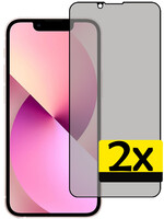 LUQ LUQ iPhone 13 Screenprotector Privacy - 2 PACK