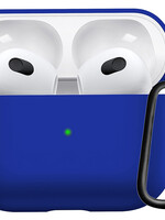 LUQ LUQ Siliconen Hoesje Voor Apple AirPods 3 - Donkerblauw