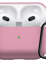 LUQ LUQ Siliconen Hoesje Voor Apple AirPods 3 - Lichtroze