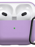 LUQ LUQ Siliconen Hoesje Voor Apple AirPods 3 - Lila