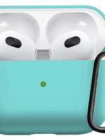 LUQ LUQ Siliconen Hoesje Voor Apple AirPods 3 - Mintgroen