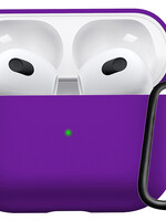 LUQ LUQ Siliconen Hoesje Voor Apple AirPods 3 - Paars