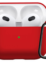 LUQ LUQ Siliconen Hoesje Voor Apple AirPods 3 - Rood