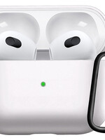 LUQ LUQ Siliconen Hoesje Voor Apple AirPods 3 - Wit