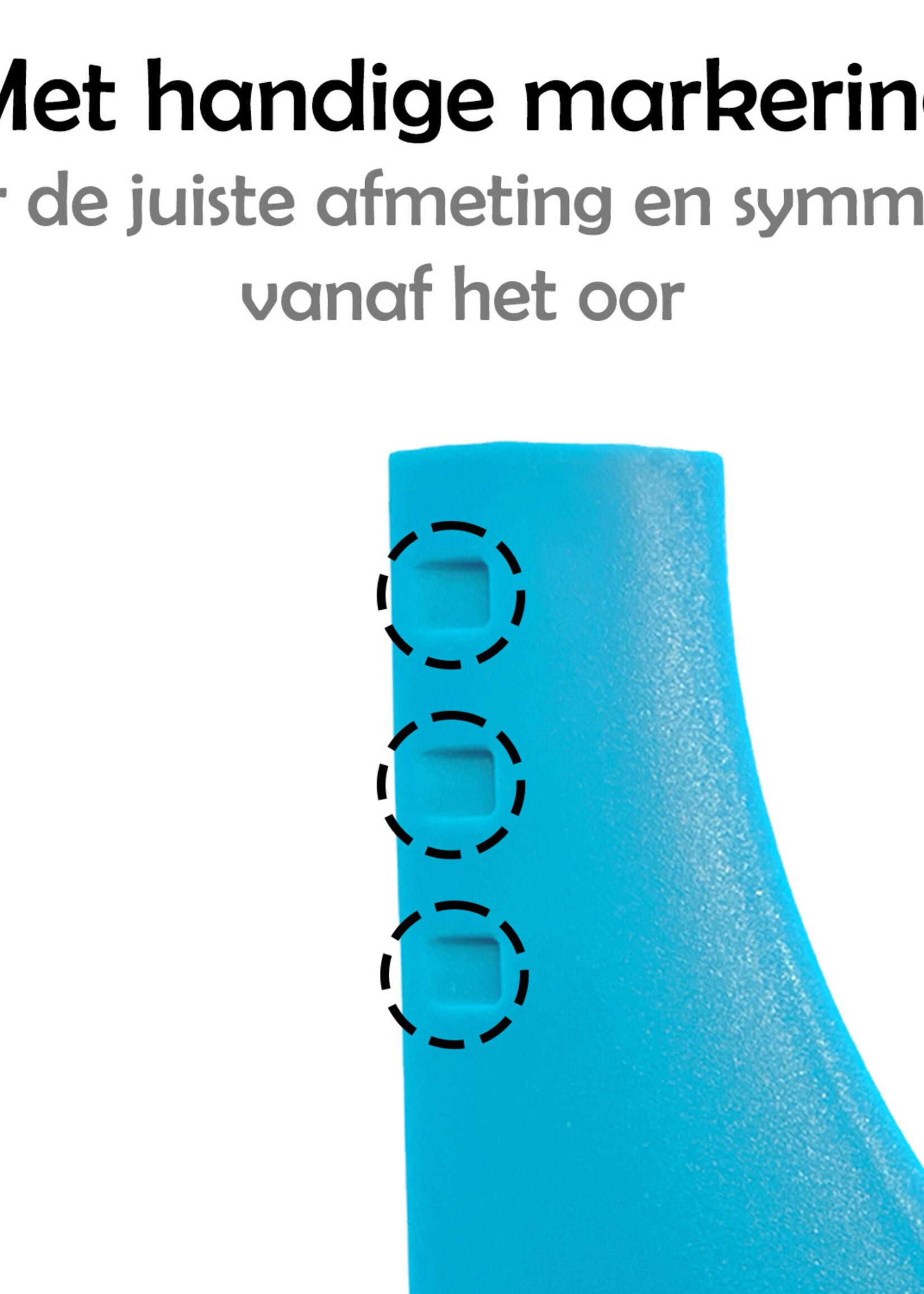 LUQ Baardkam Baard Trimmer Baard Kam Beard Shaper Baard Verzorging - Blauw