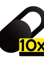 LUQ LUQ Webcamcovers - Zwart - 10 PACK