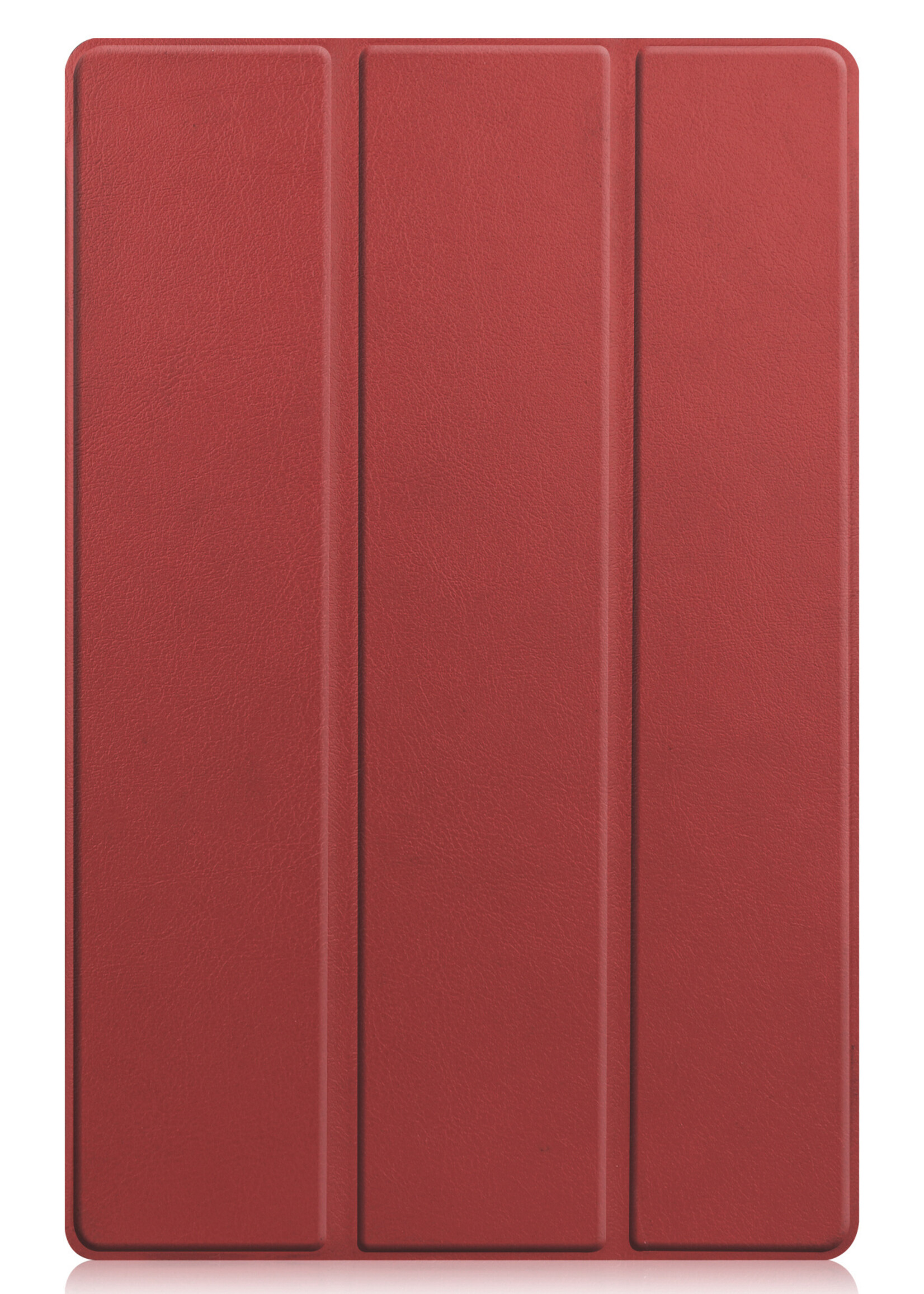 LUQ Hoes Geschikt voor Lenovo Tab P11 Hoes Luxe Hoesje Book Case - Hoesje Geschikt voor Lenovo Tab P11 Hoes Cover - Donkerrood